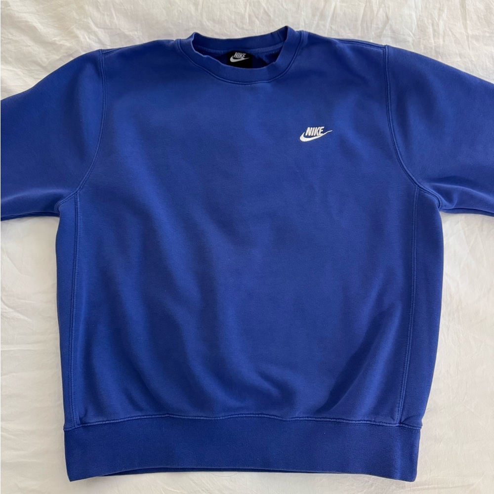 Nike Royal Blue/Purple Crewneck Sweatshirt L
